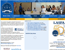 Tablet Screenshot of lasfaa.org